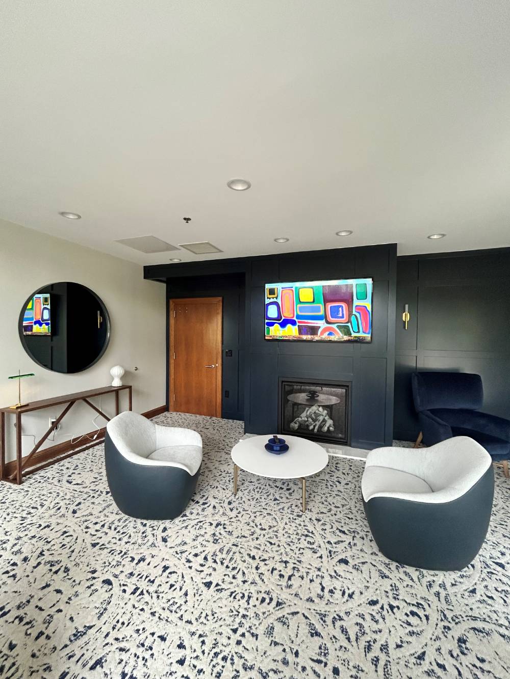 Emeritus Lubbers Study - soft seating area